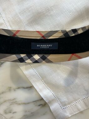 Burberry Beige Check Headband